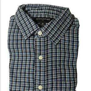 Banana Republic Men’s Slim Fit Full sleeves check shirt